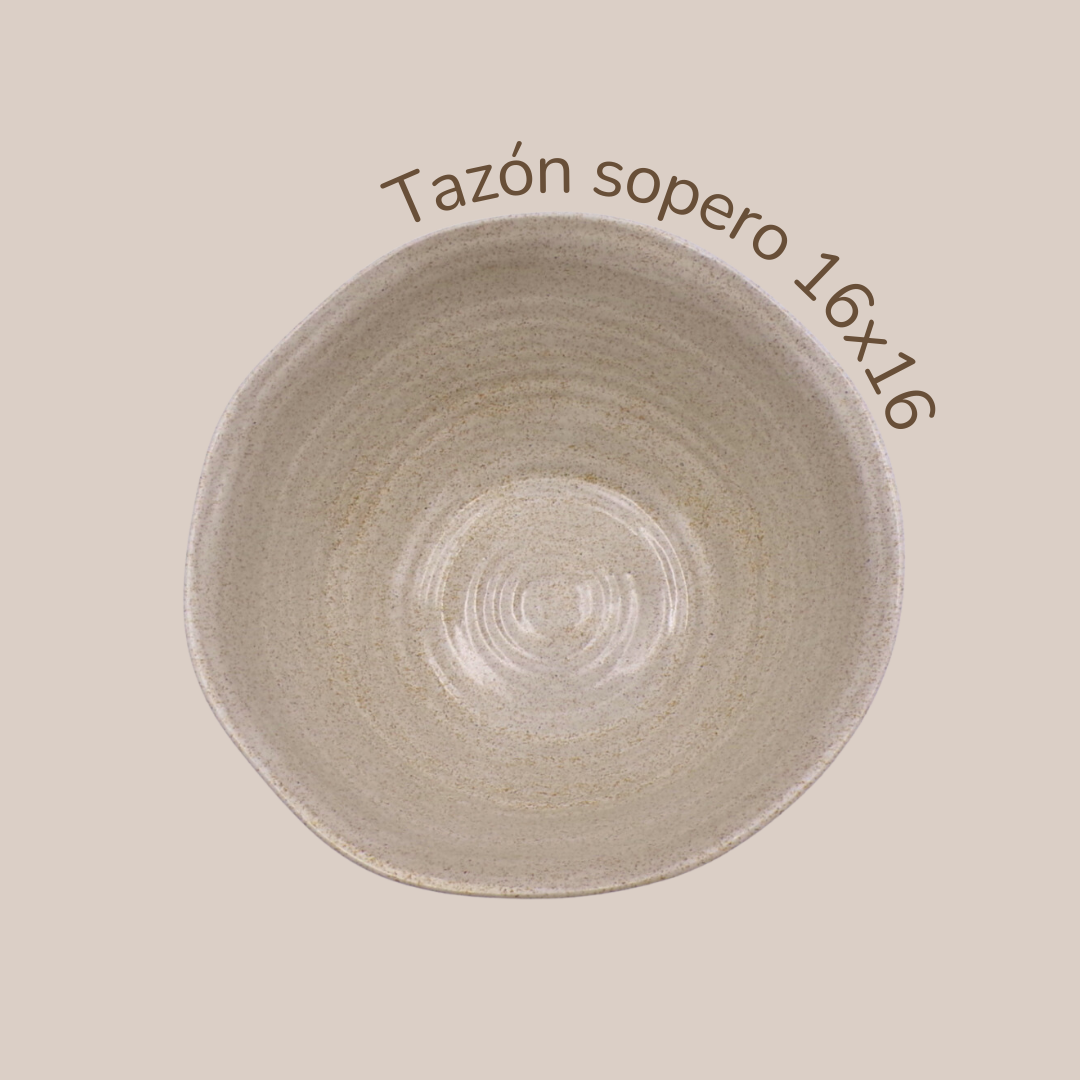 Vajilla Pera Beige