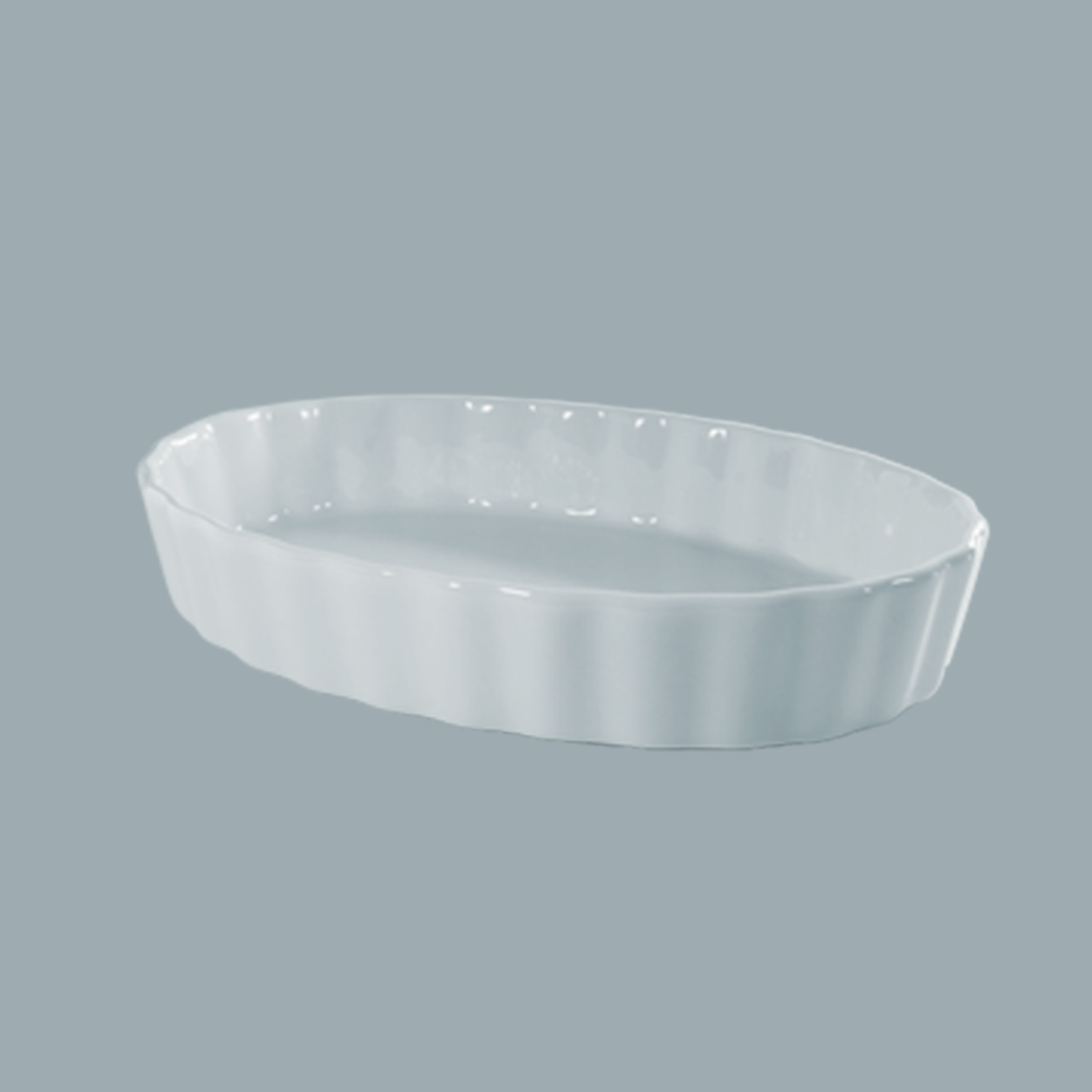 Plato Gratinar Oval Ondas