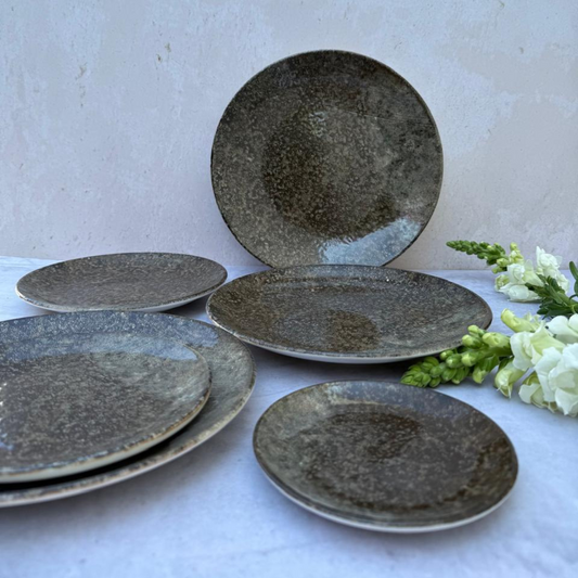 Plato Base Antracita