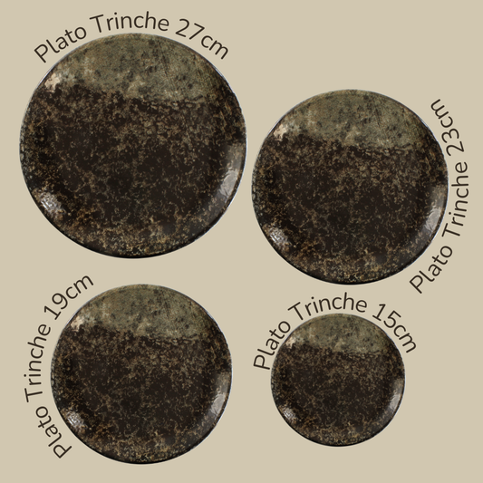 Vajilla Antracita (Set para 4 o 6 personas)