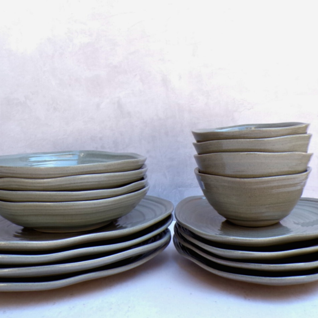 Vajilla Pera Gris