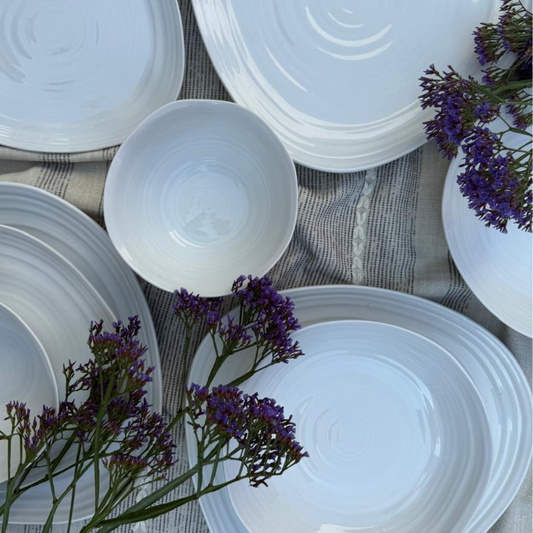 Plato Sopero Pera Blanco