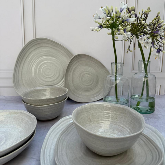 Plato Trinche Pera Beige