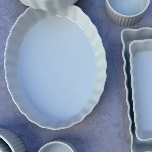 Plato Gratinar Oval Ondas