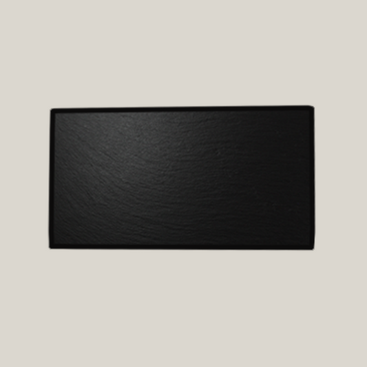 Plato rectangular Pizarra