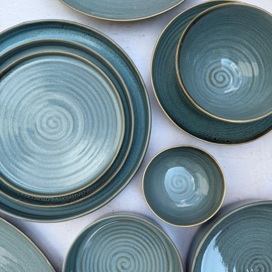 Vajilla Spiral (set para 4 o 6 personas)